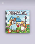 Friends Life 40 Sayfalık Boyama Kitabı (21x21cm)