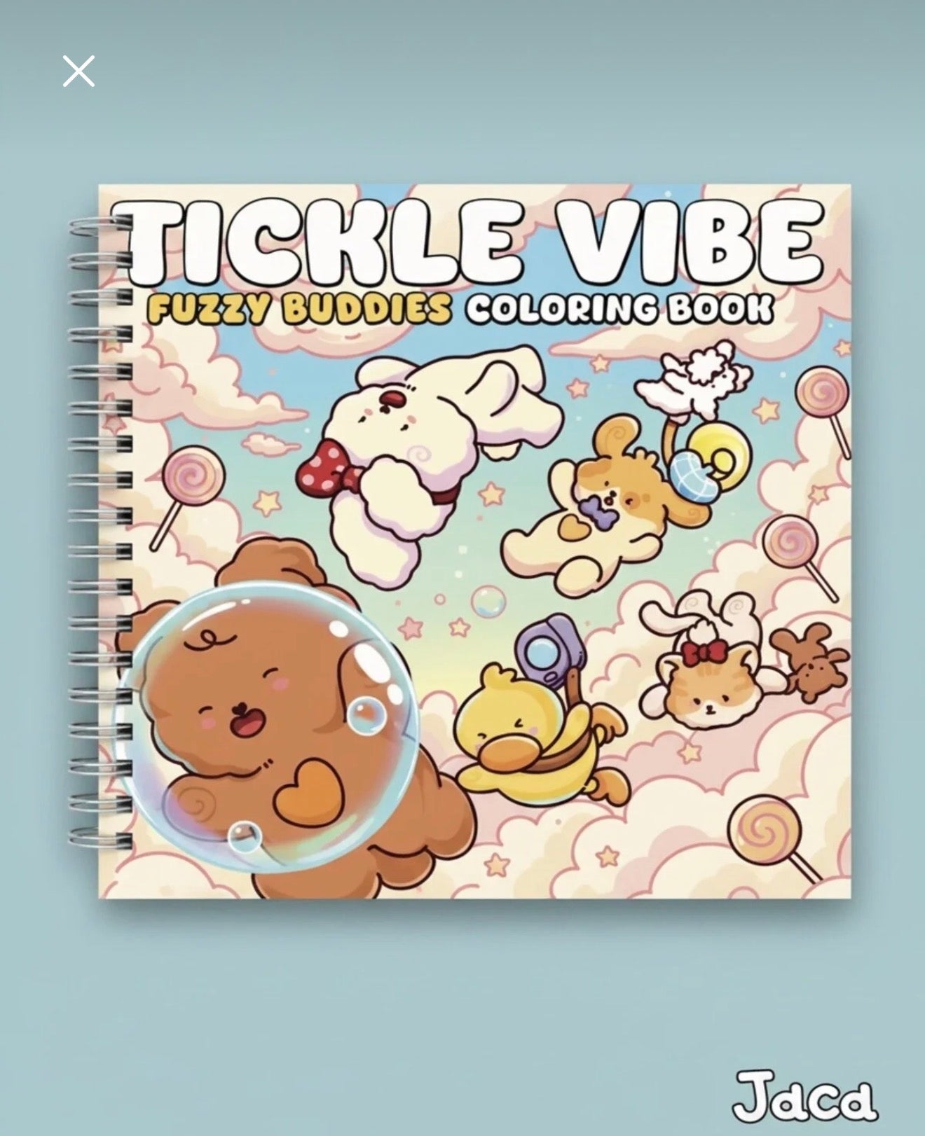 Tickle vibe 40 Sayfalık Boyama Kitabı (21x21cm)