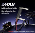 240W Folding phone holder fast charging cable