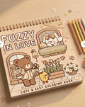 Fuzzy In Love 40 Sayfa Boyama Kitabı