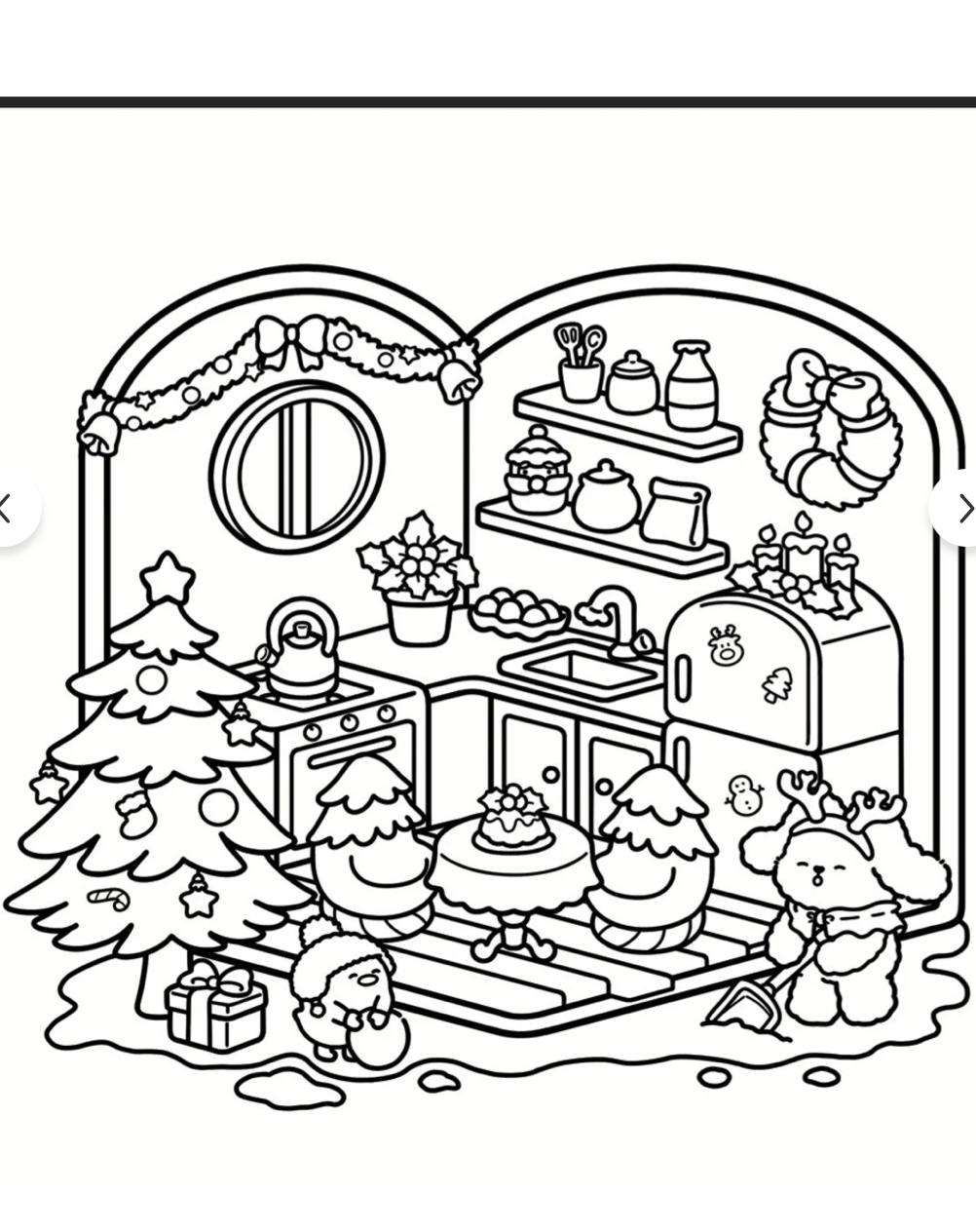 Cute Corner 40+ Sayfalık Boyama Kitabı KALIN SAYFALAR