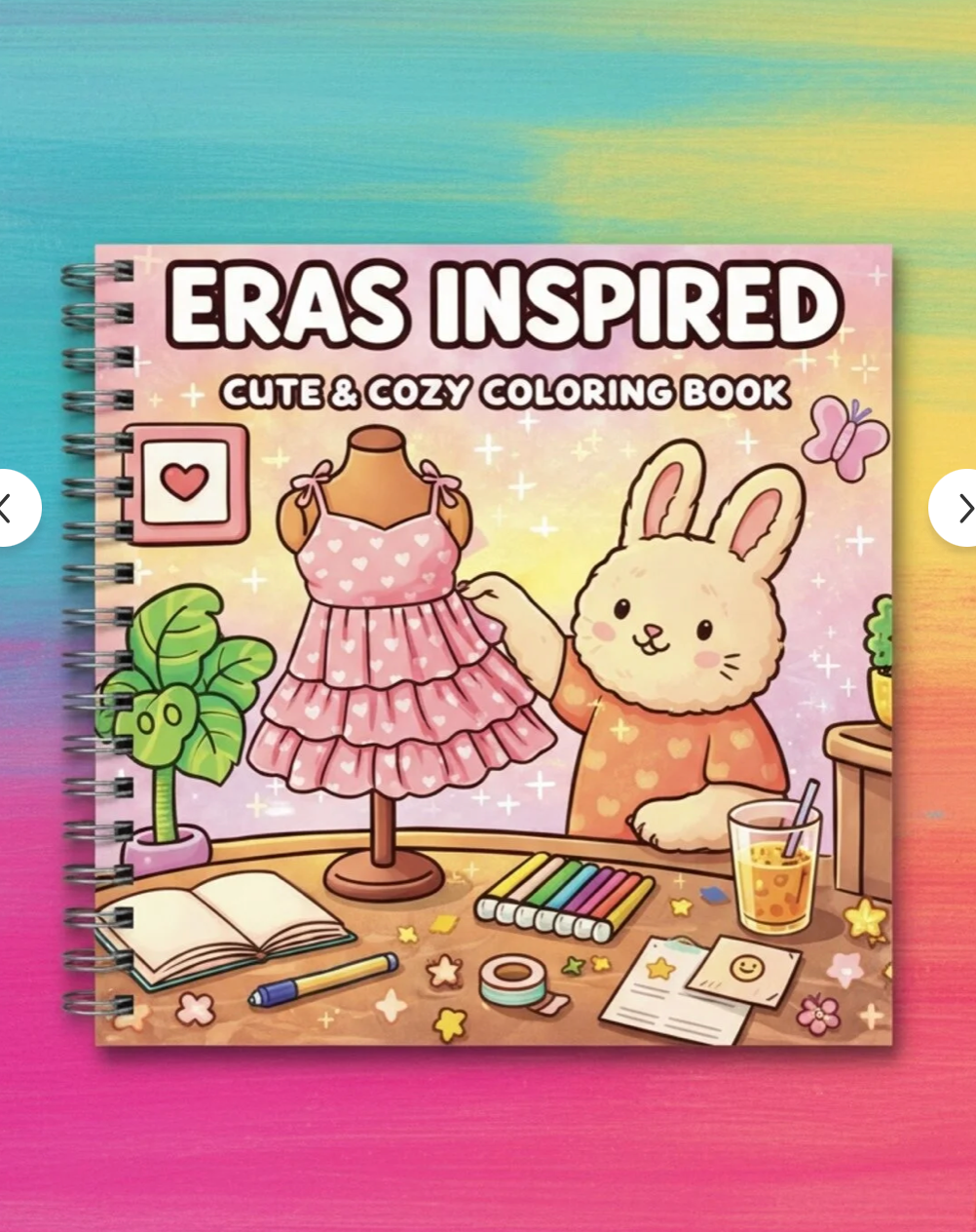 Eras Inspired 40+ Sayfalık Boyama Kitabı KALIN SAYFALAR