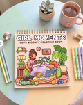 Girl Moments Boyama Kitabı +40 Sayfa (21x21cm)